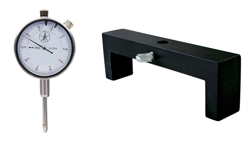 Allstar Dial Indicator and ProForm Dial Indicator holder can be helpful tools when checking deck height to increase compression.