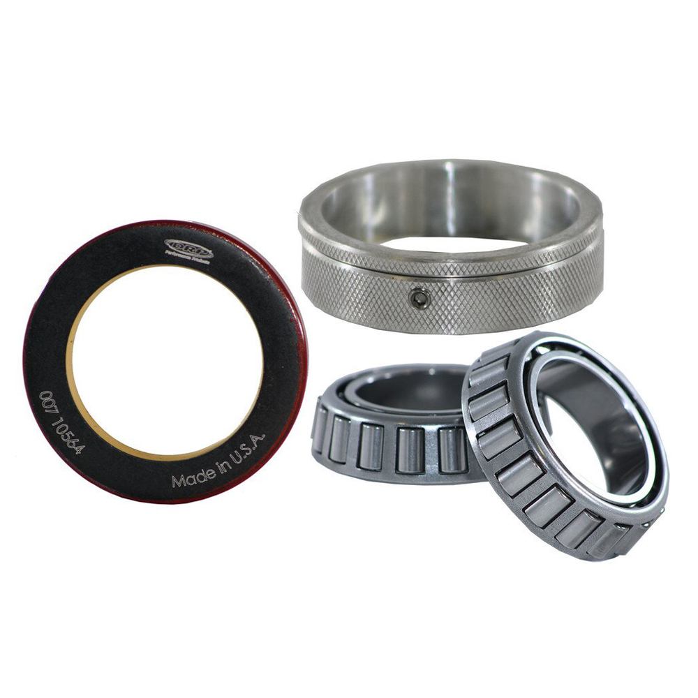 Low drag wheel bearing kit from DRP with seal and spacer.